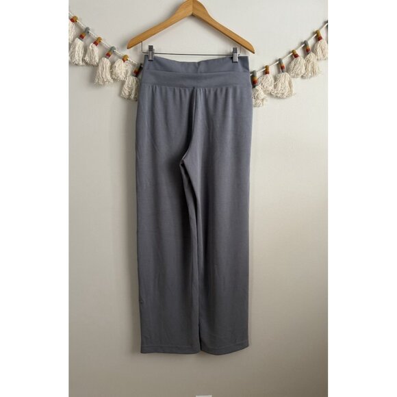 Athleta Seasoft Wide Leg Pant Coastline Blue Travel Packable Commute Comfort NWT - Picture 2 of 9